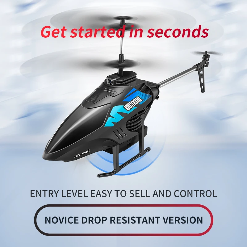 4DRC 4D-M6 Beginner Hobby Helicopter 2.4G Helicopter Drone Intelligent Obstacle Avoidance Remote Control Helicopter With Camera