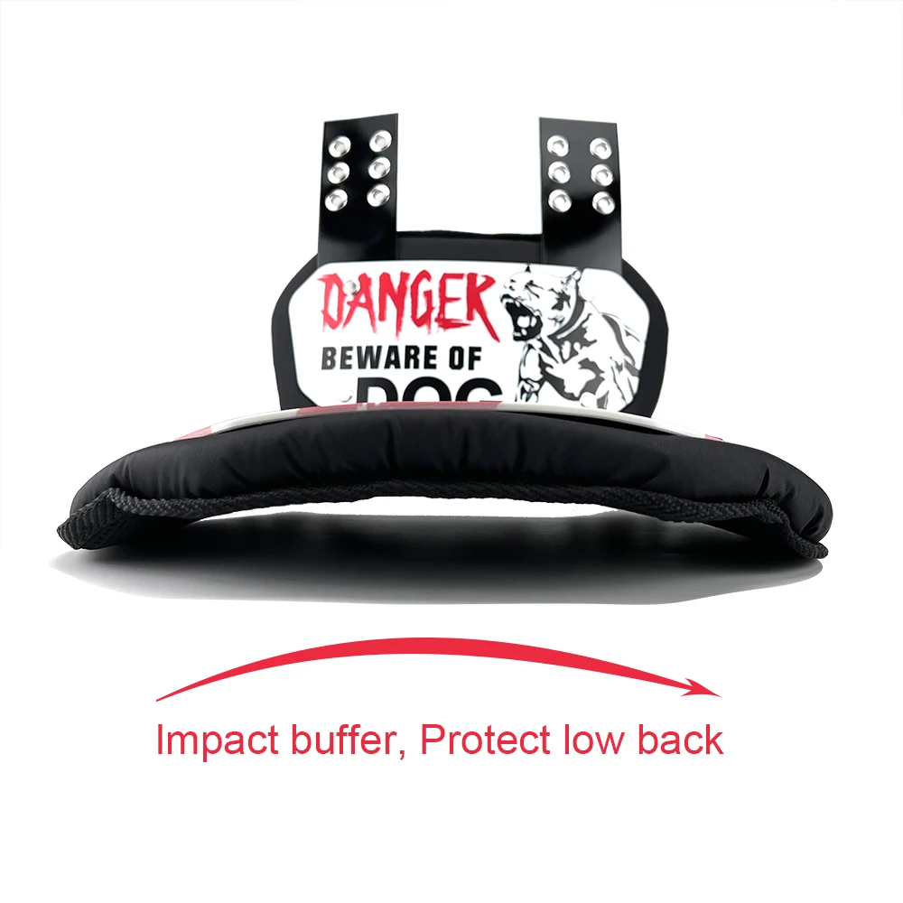 Teenager Football Back Flaps Low Back Pads for Youth Football Back Plate