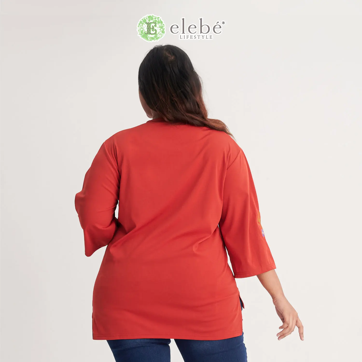 Простота в носке женские рубашки свободного размера оптовая продажа красная блузка дизайн премиум-класса бесжелезная из Малайзии