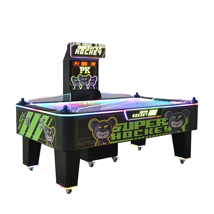 Classic Sport Air Hockey Game Machine 2 Players Kids Adults Coin Operated Air Hockey Arcade Table