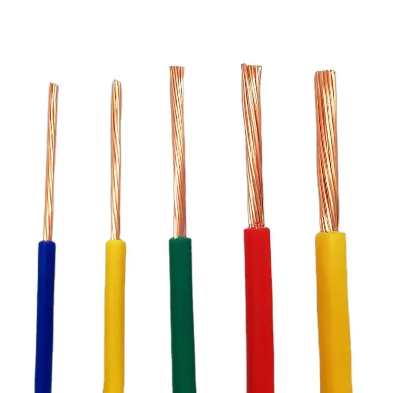 Copper core cable RV wire Building house wiring PVC insulation 450/750V 6mm 10mm16mm 25mm Electrical Wire