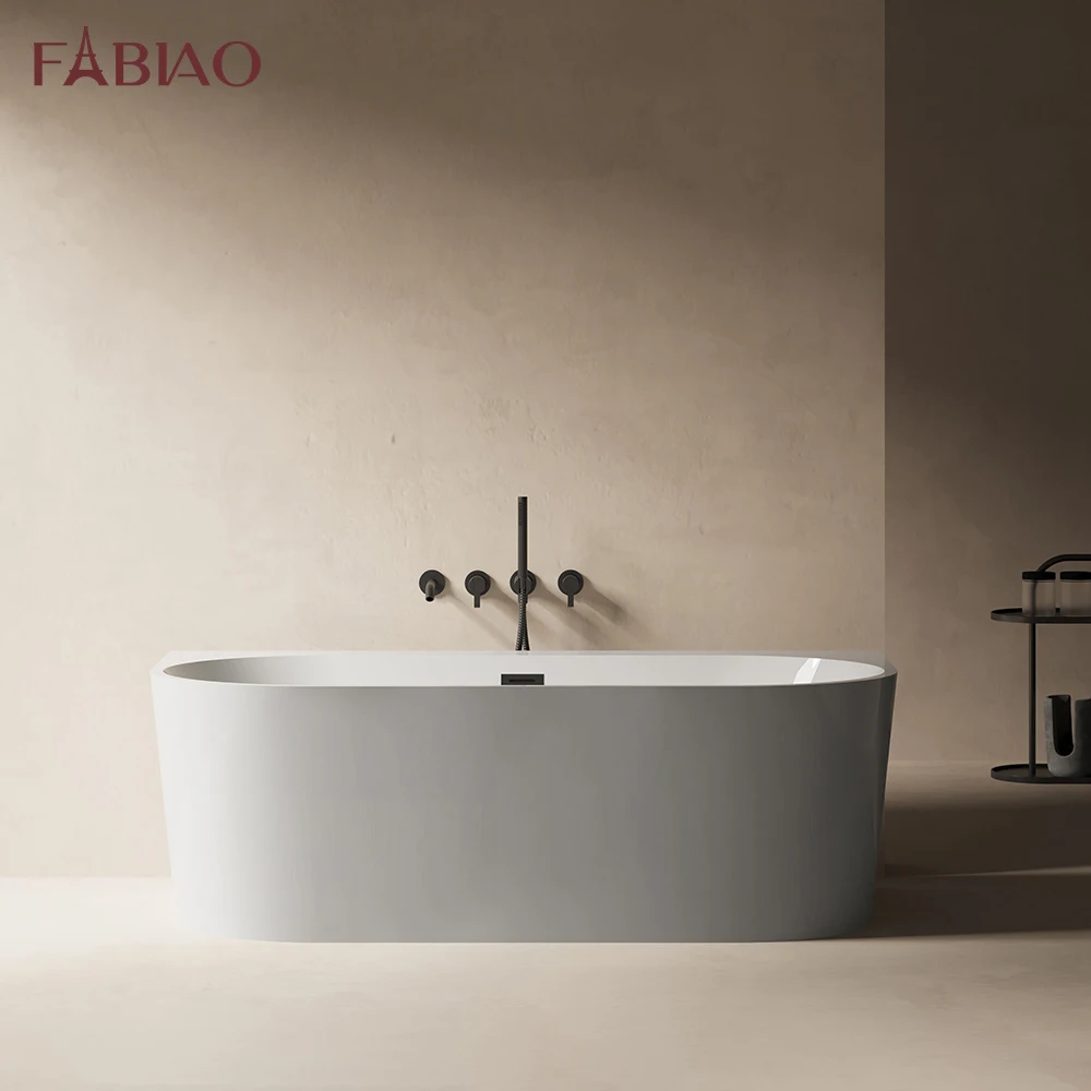 Hot Sale Acrylic Eco-friendly Modern design Free Standing Bath Bathroom Tubs deep Corner Bathtubs