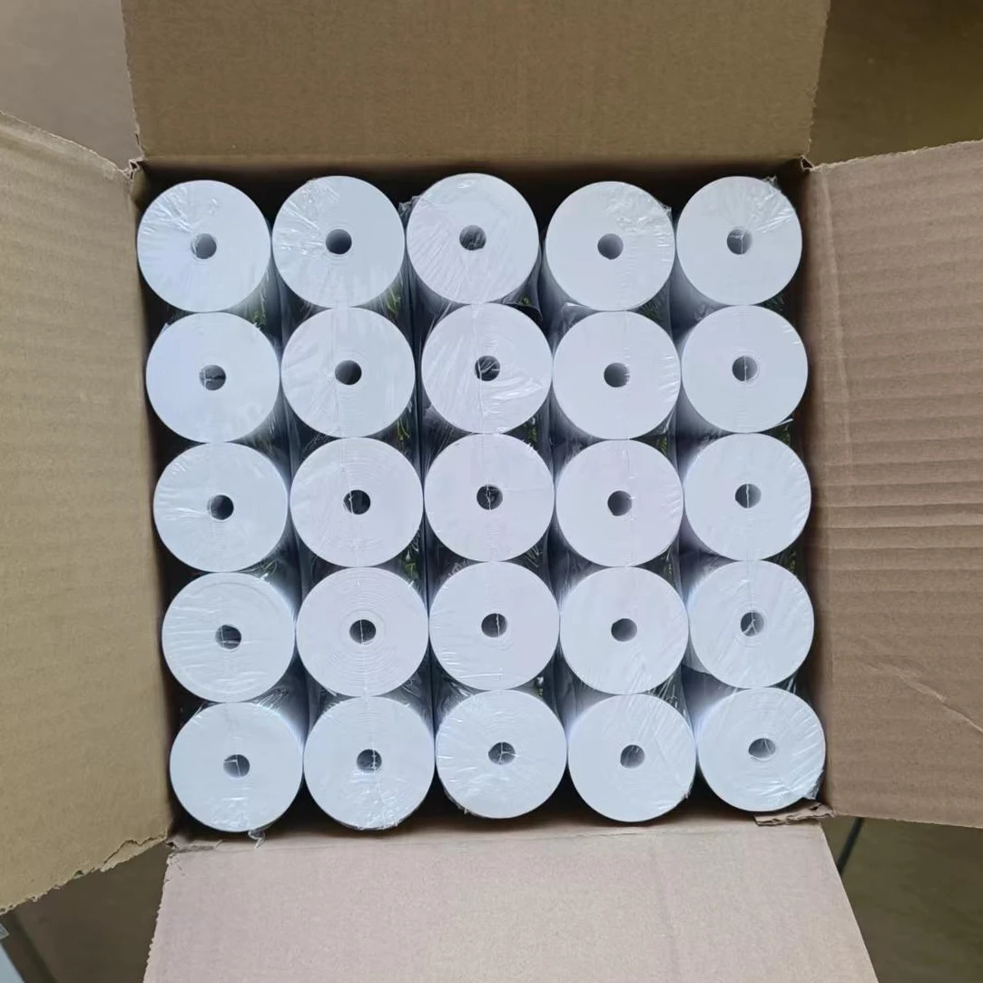 57mm 80mm Hot cash register roll POS terminal paper ATM printer thermal paper roll