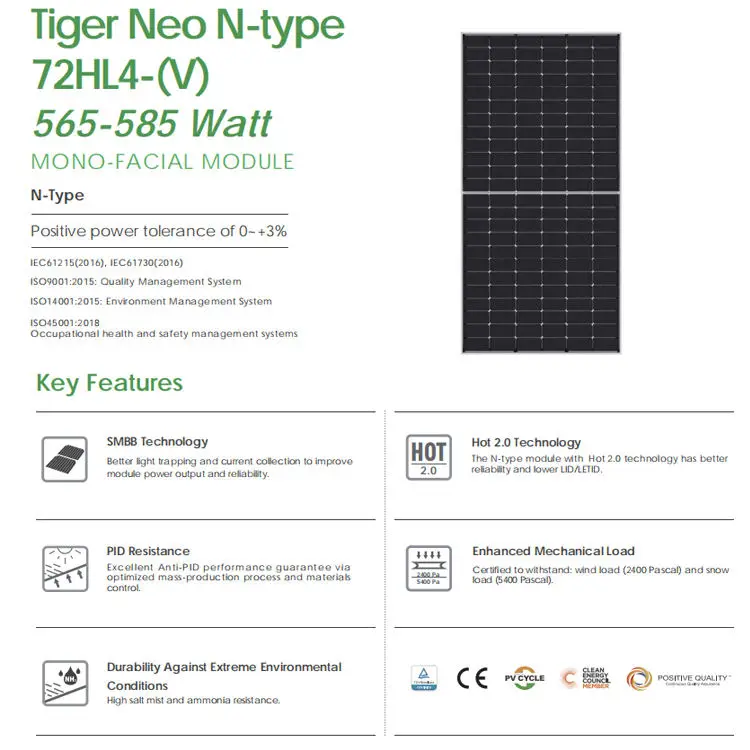 Модуль Pv типа TIER 1 N 610 ватт 620 630 Вт 1000 Pannello Solare для домашнего использования в солнечной панели
