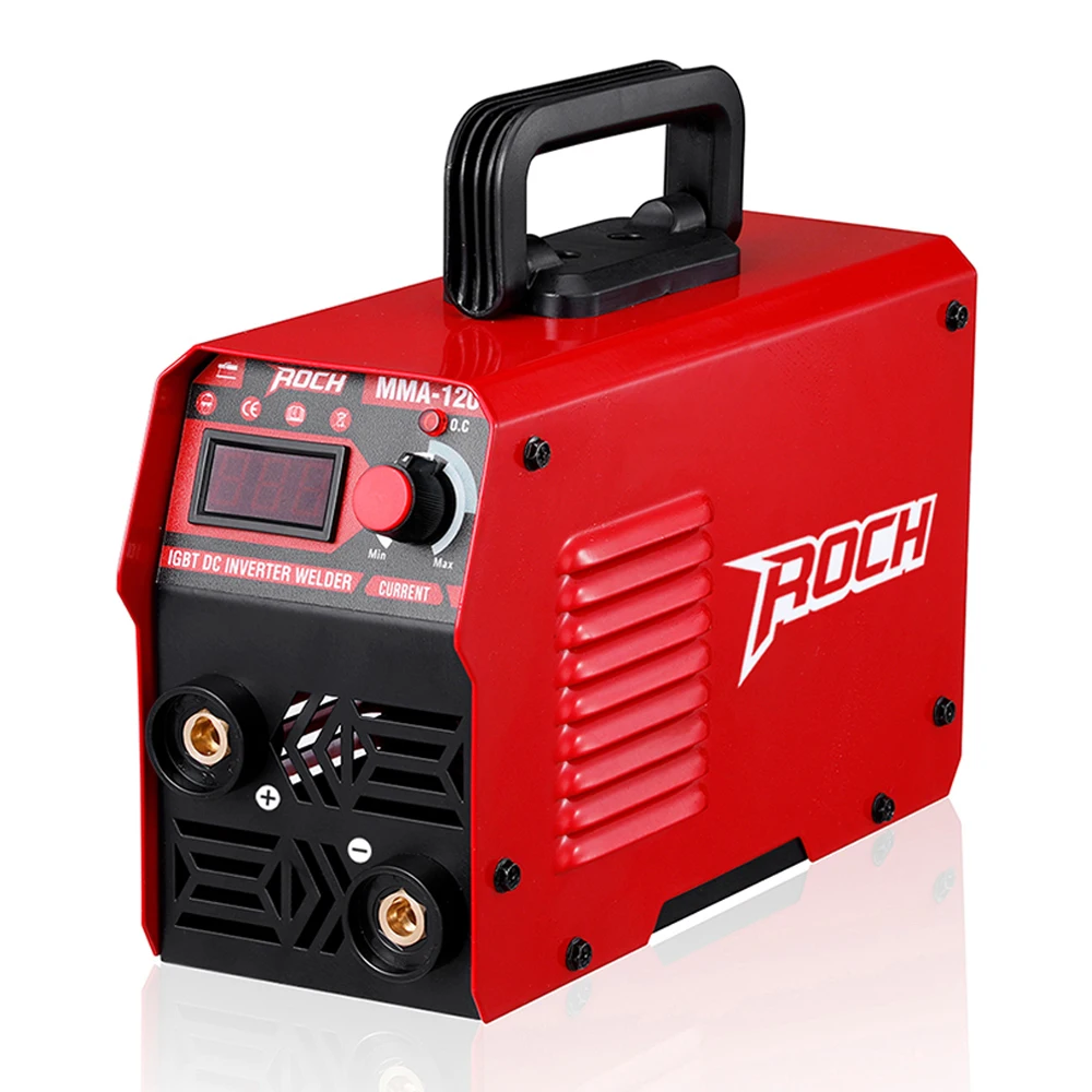 MMA-120I однофазный 220v 120a dc B портативный инверторный ММА сварочный аппарат