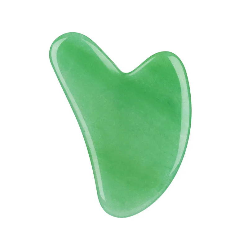 Heart Shaped Gua Sha Guasha Board Pink Rose Quartz Jade Stone Scraping Massage Tool Gua Sha Board