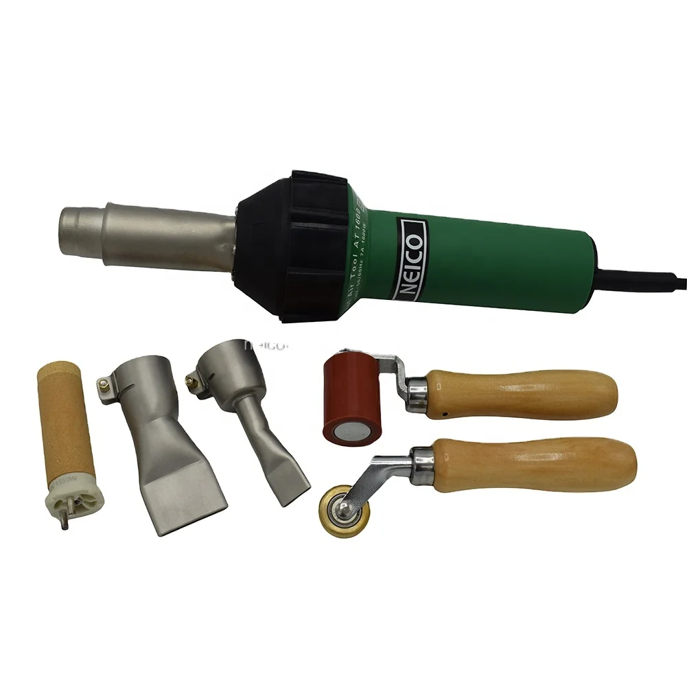 Professional 1600w Plastic Welder Heat Gun Single Ply Roofing Weld Kits
