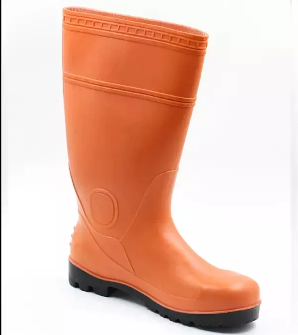 anti-slip unisex wholesale design your own construction PVC rain boot gum boots for thick legs wellington rain boots