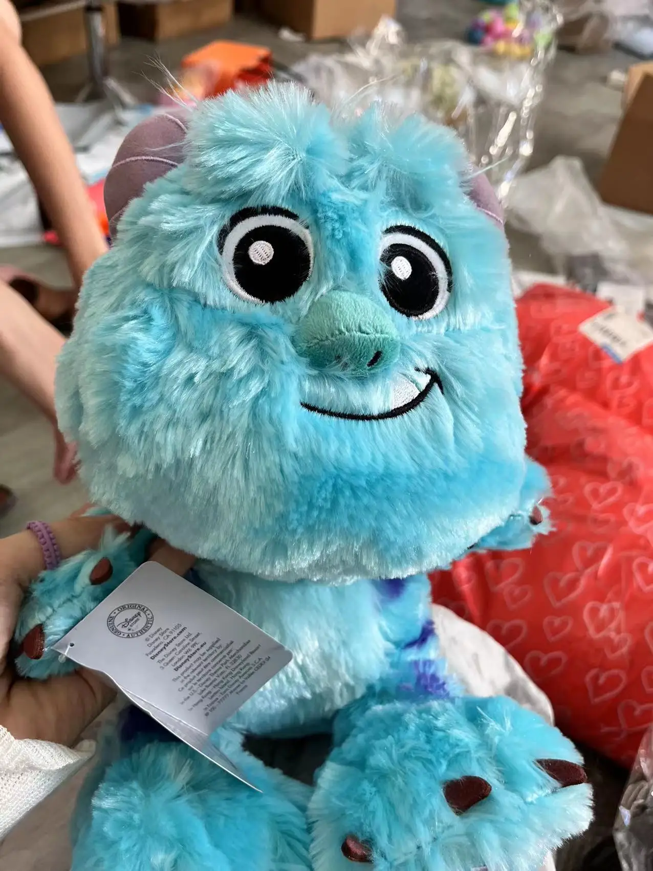 2023 New Design Blue Monster Plush Cartoon Cute Stuffed Doll Sullivan Plush Toy