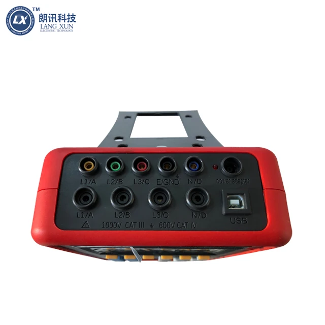 Low Cost Digital Portable 3 Phase Harmonic Power Quality Analyzer