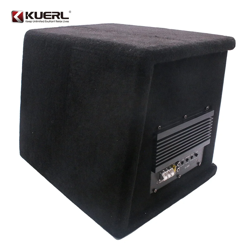 Factory wholesale high power amplifier car audio subwoofer 12V active car subwoofer 10 inch