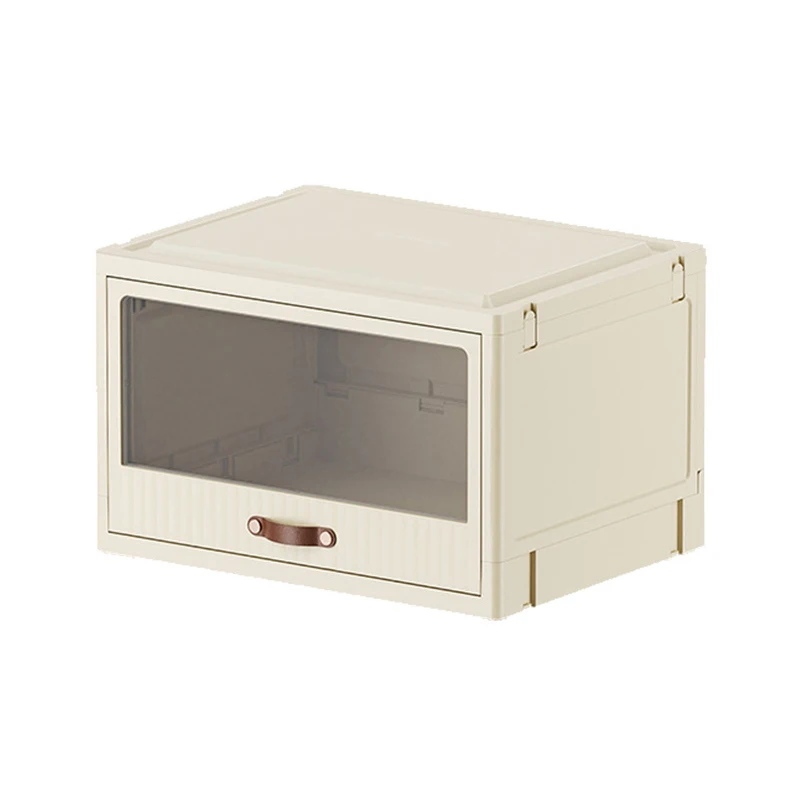 China Wholesale Large Capacity Kids Teen Children Home White Drawers Box Bins Luxury Dustproof Plastic Collapsible Foldable OEM