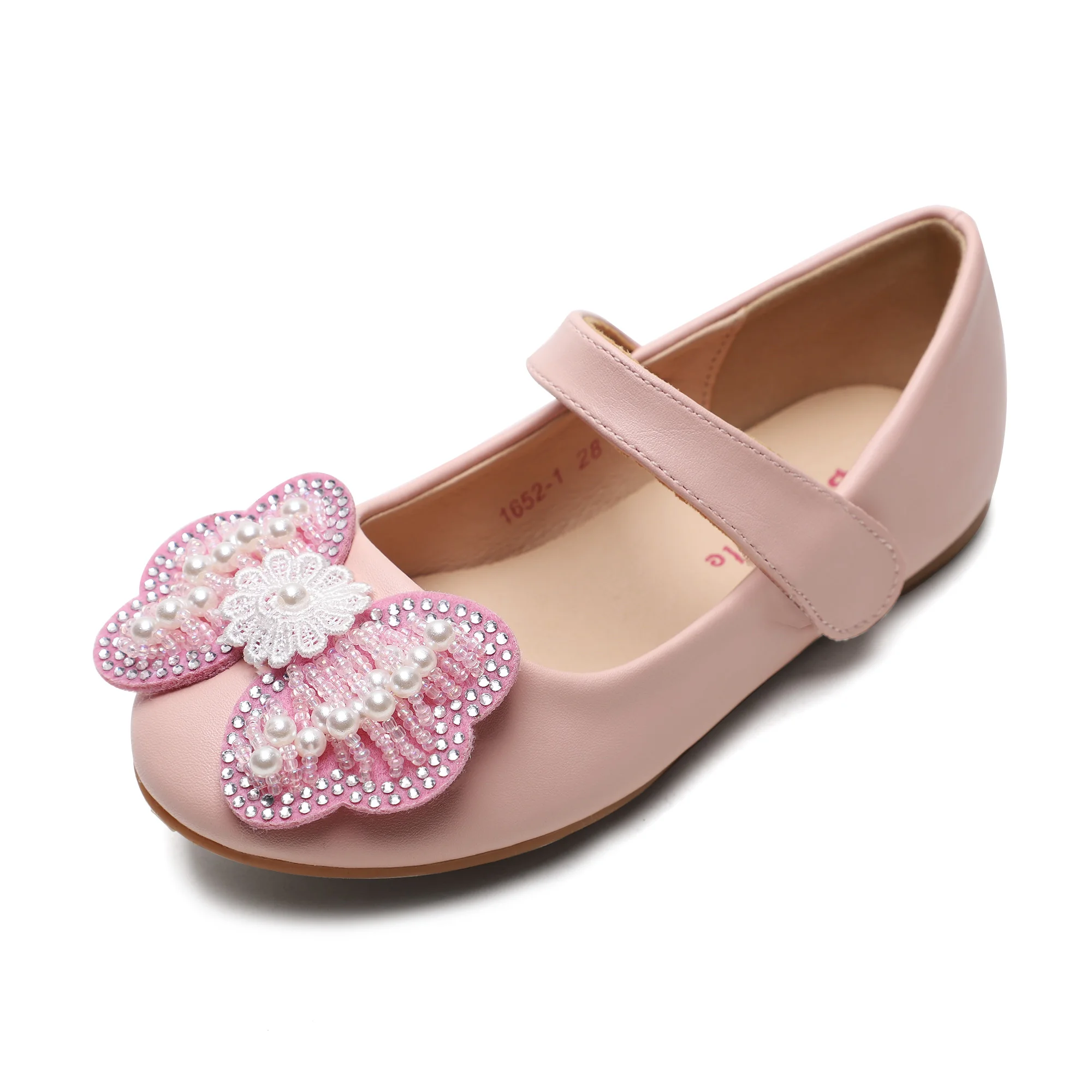 Factory Wholesale High Quality Buckle Flower Princess Shoes Flat Sole Mary Jane Casual Shoes