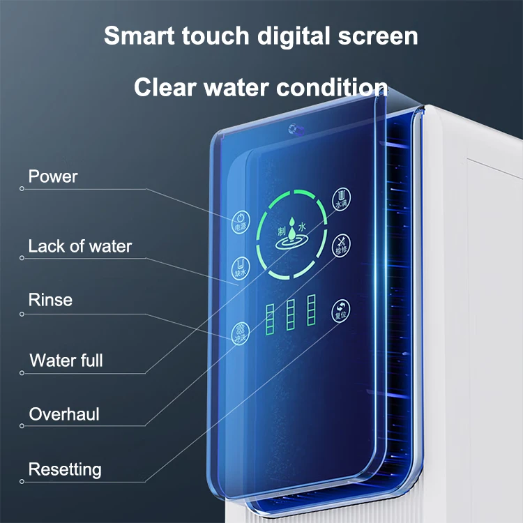 Oem Home Office Desktop Under Sink Tankless 3 Stage 600Gpd Ro Reverse Osmosis Water Purifier System Water Filter Machine