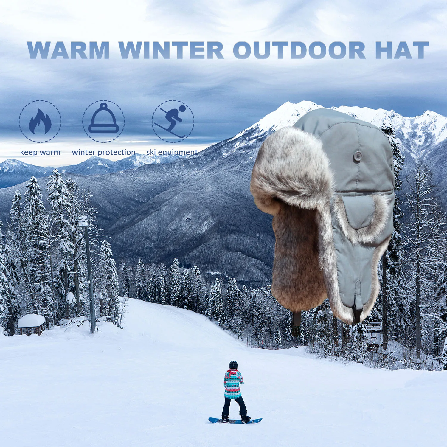 Оптовая продажа, индивидуальная шапка унисекс из натурального кроличьего меха, шапка авиатора BLKRED