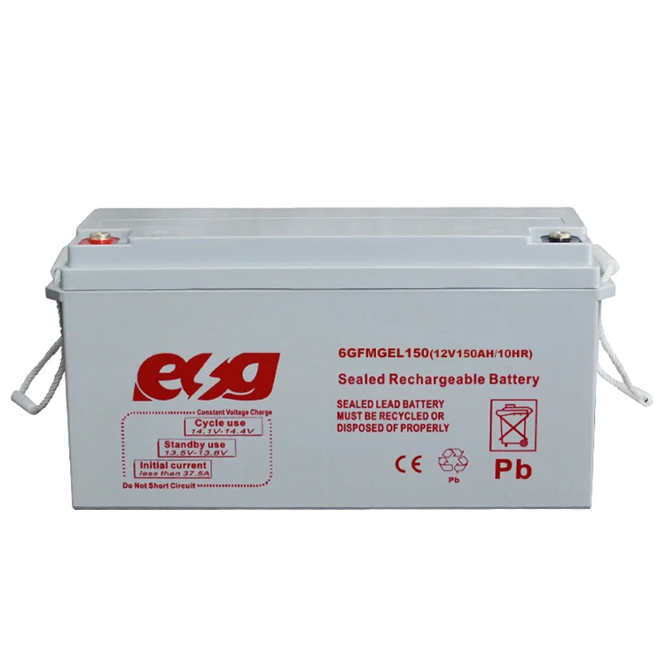 ESG 12v100ah 150ah 200ah герметичный клапан регулируемый Аккумулятор для хранения солнечная панель батареи Agm