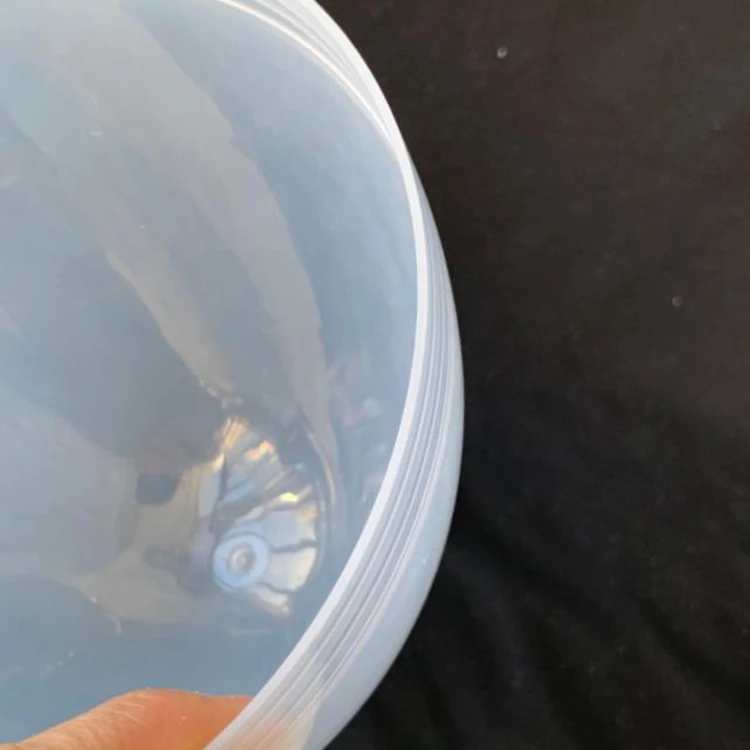 Customized Jumbo Transparent Plastic Easter Eggs Oversized Giant Empty Fillable Egg Ornament Clear Plastic Eggs Easter Gifts Box