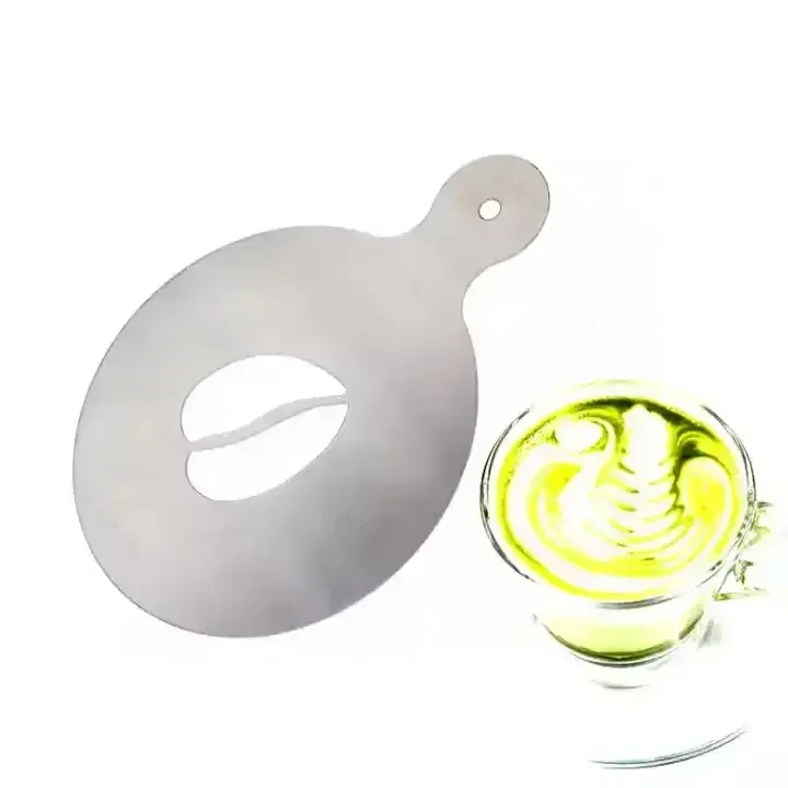 Трафарет для украшения кофе из нержавеющей стали