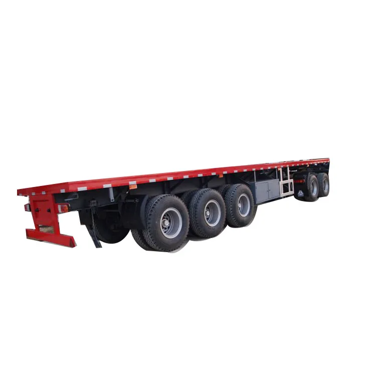 factory direct supply 3 Axles Sinotruk Flatbed Container Semitrailer - 3 Axles Howo trucks for Africa