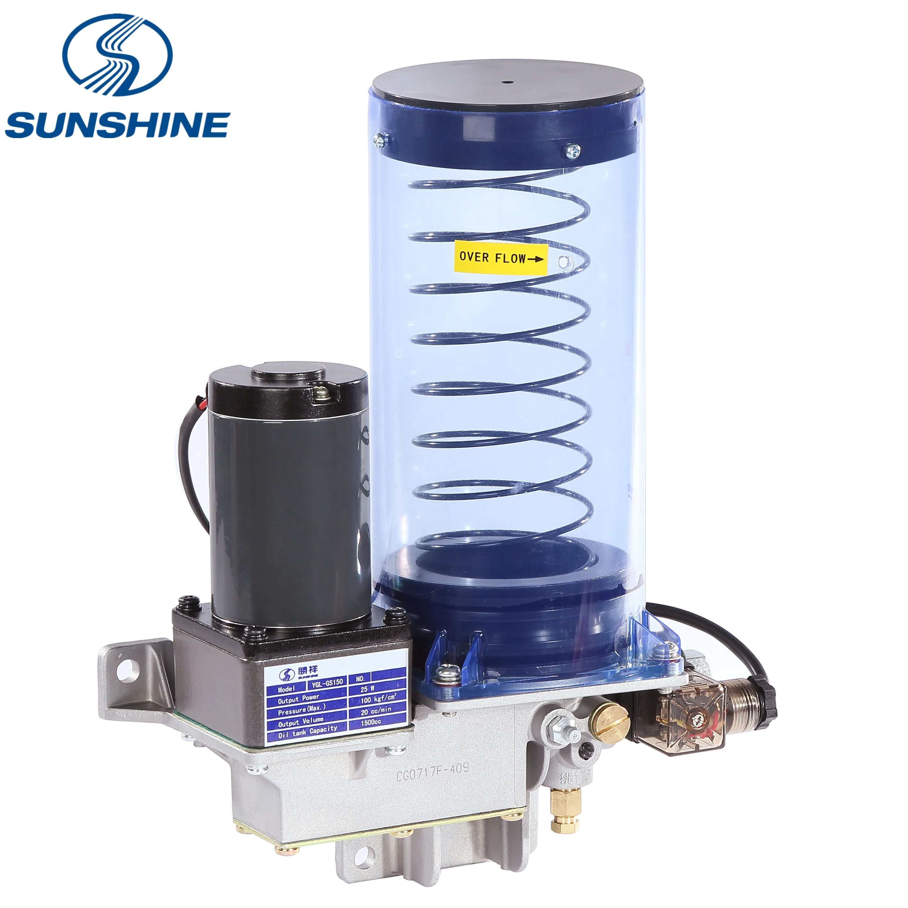 electric grease centralized lubrication pump YGL-GS15 automatic electric grease sunishan ishan engineer textile