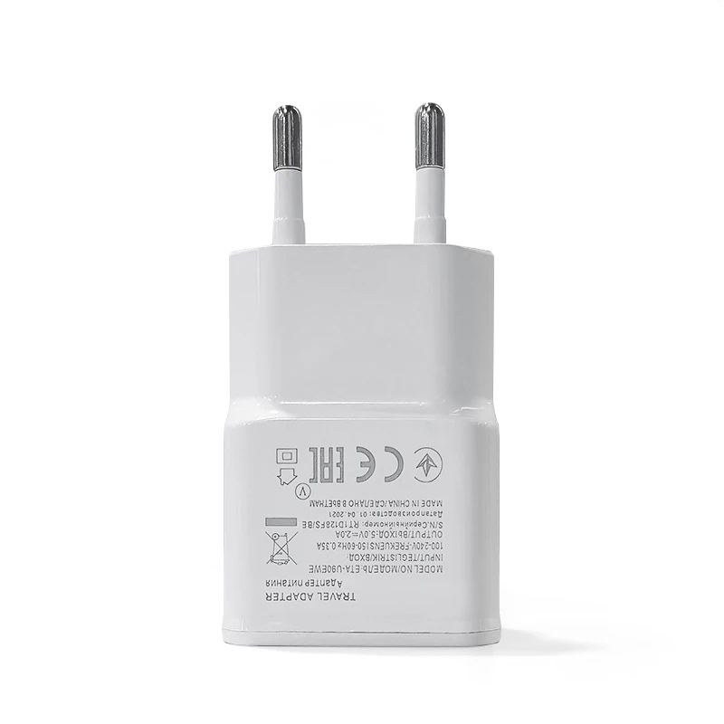 S10 S9 S8 Original Fast Charging Charger 5v 2a EU Plug Travel Adapter