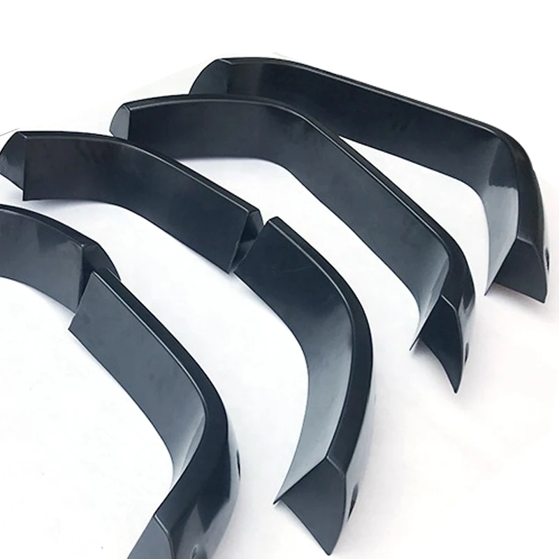 FFD152 High Quality 4x4 Accessories Automotive Parts ABS Black Extended  Fender Flares for Toyota Land Cruiser