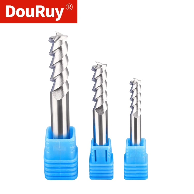 3 Flutes Solid Carbide CNC End Mills Aluminum Milling Cutter