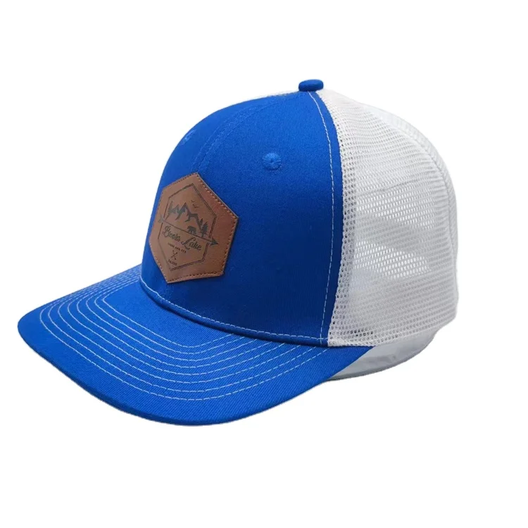 cotton sport flat brim Mens Embroidery Logo Black Brown Blank 6 Panel Richardson Gorras Custom Trucker Hats Mesh In Bulk Caps