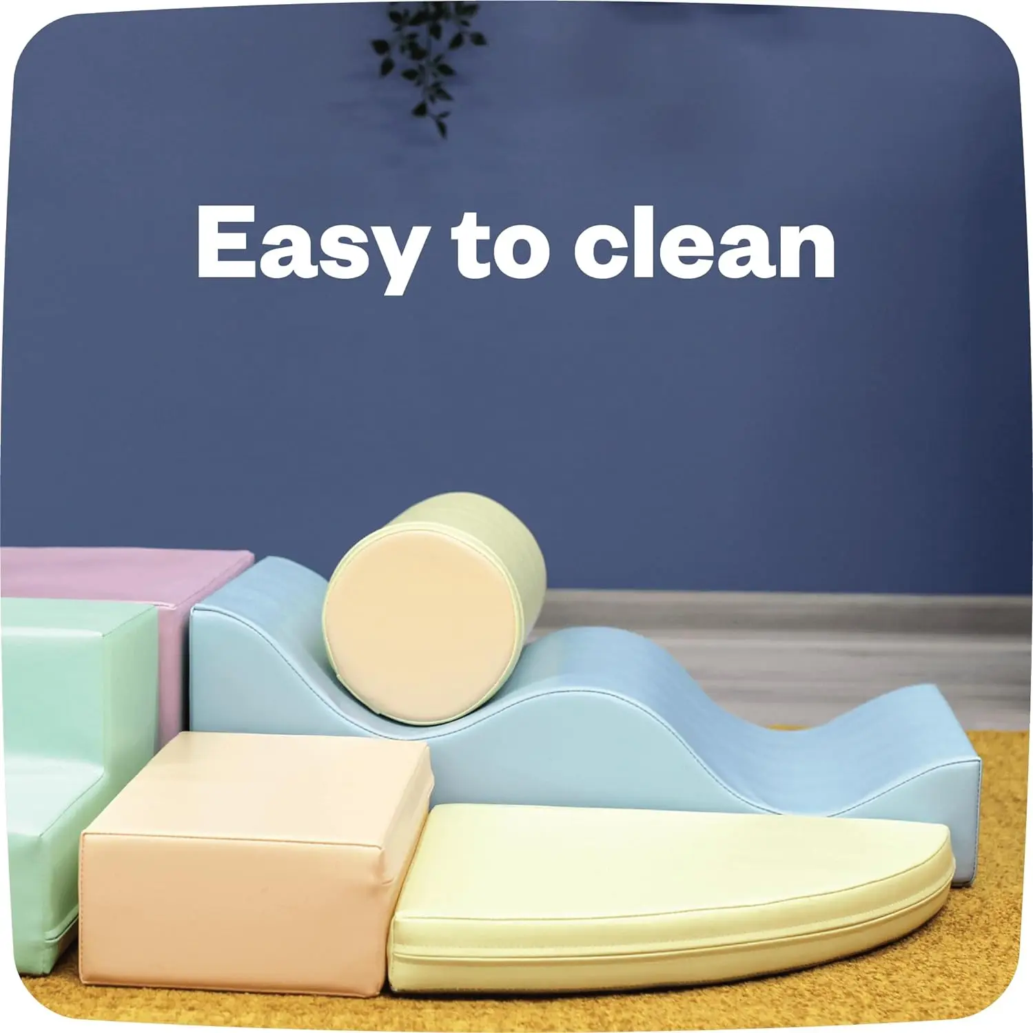 6-piece Step and Slide Baby Climbing Blocks Soft Babies Climb Foam Play Set Indoor Climber Activity Play Set for Kids Sofa Set