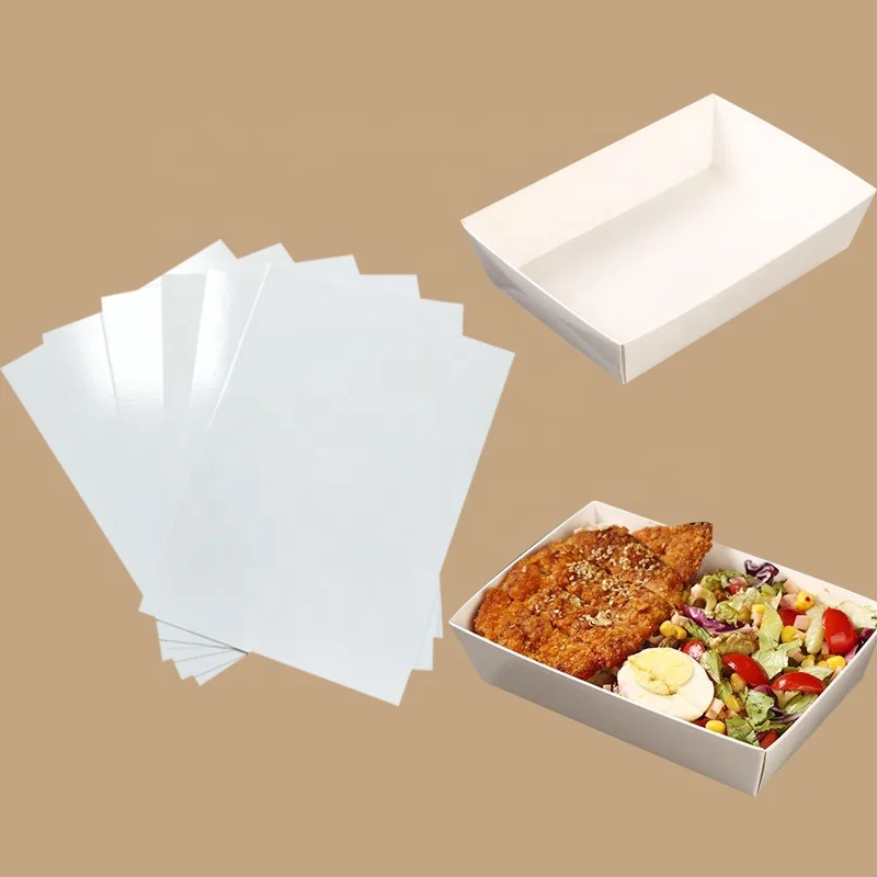 
White kraft pe coated paper waterproof and oil-proof for food packing 