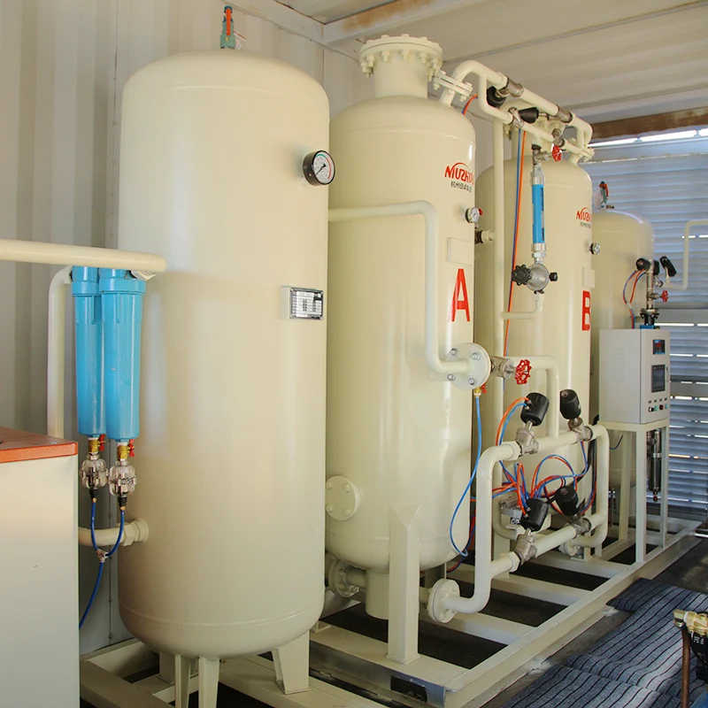 NUZHUO Industrial And Medical Hospital Use Psa Containerized Oxygen Generator