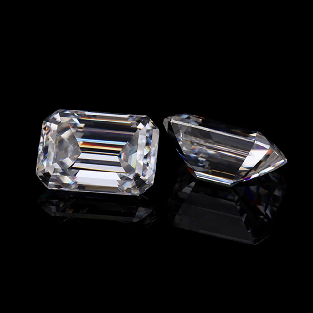 Synthetic Diamond windmill Emerald Cut Moissanite Parcels 7*9 mm Lab Moissanite Diamond DEF Color Loose Moissanite for Jewelry