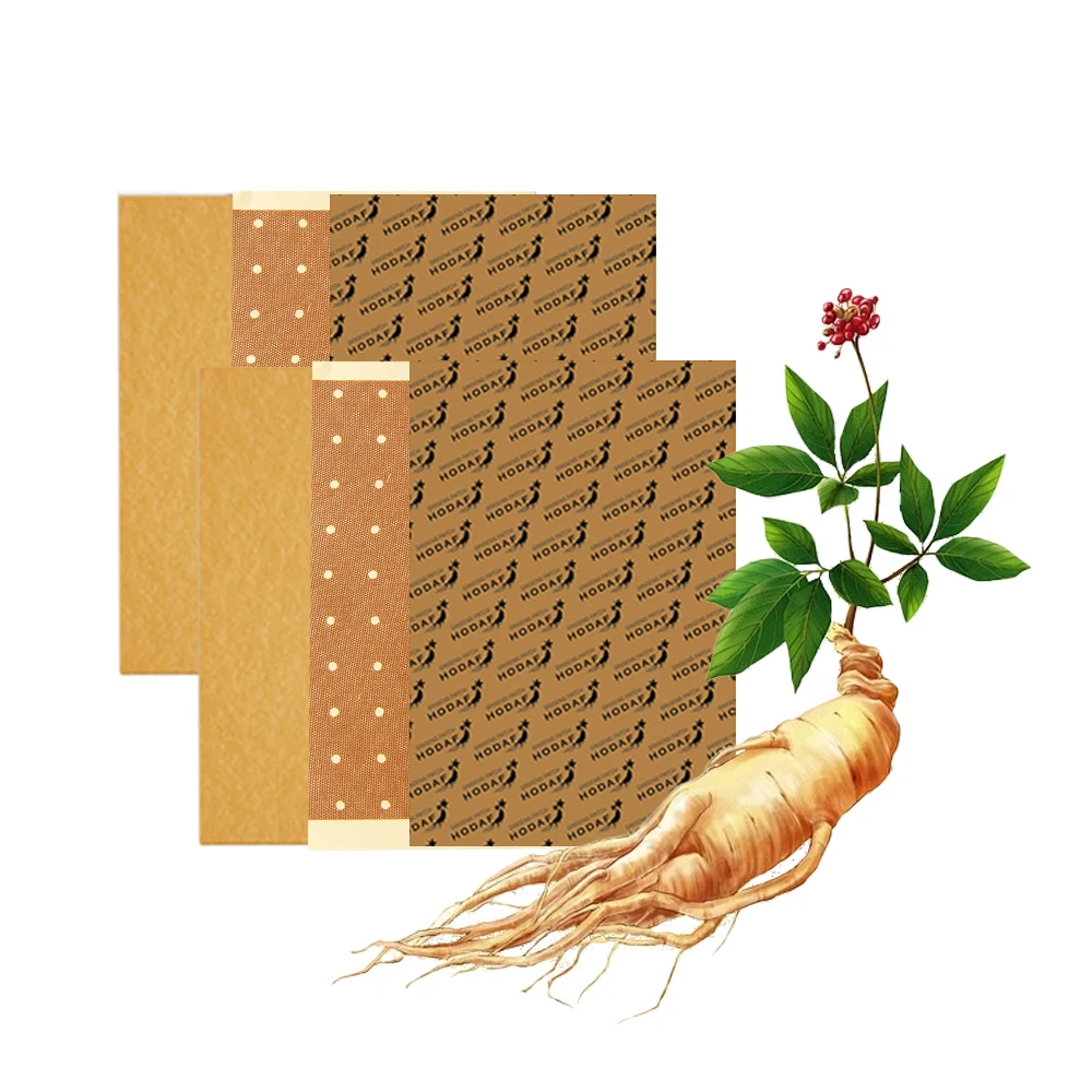 OEM ODM New Products Herbal Red Ginseng patch Back Neck Shoulder Ginseng Ginger Patch