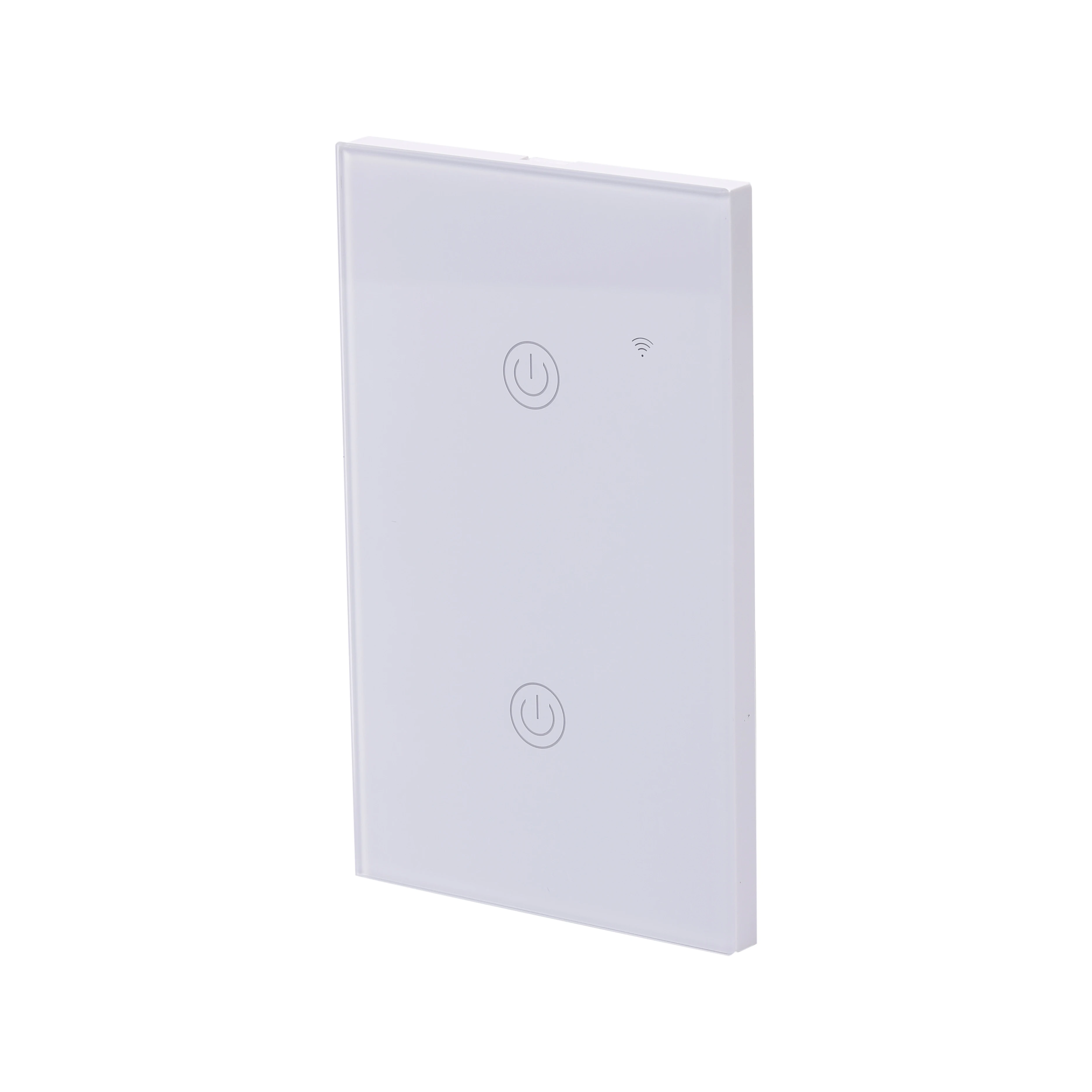 US smart light switch 110~240V 2 Gang wifi control socket touch switch with LED indicator for smart home google home alexa