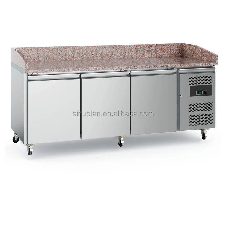 Salad Bar Pizza Work Table/prep Pizza Counter Refrigerator/pizza Refrigerated Table Bench