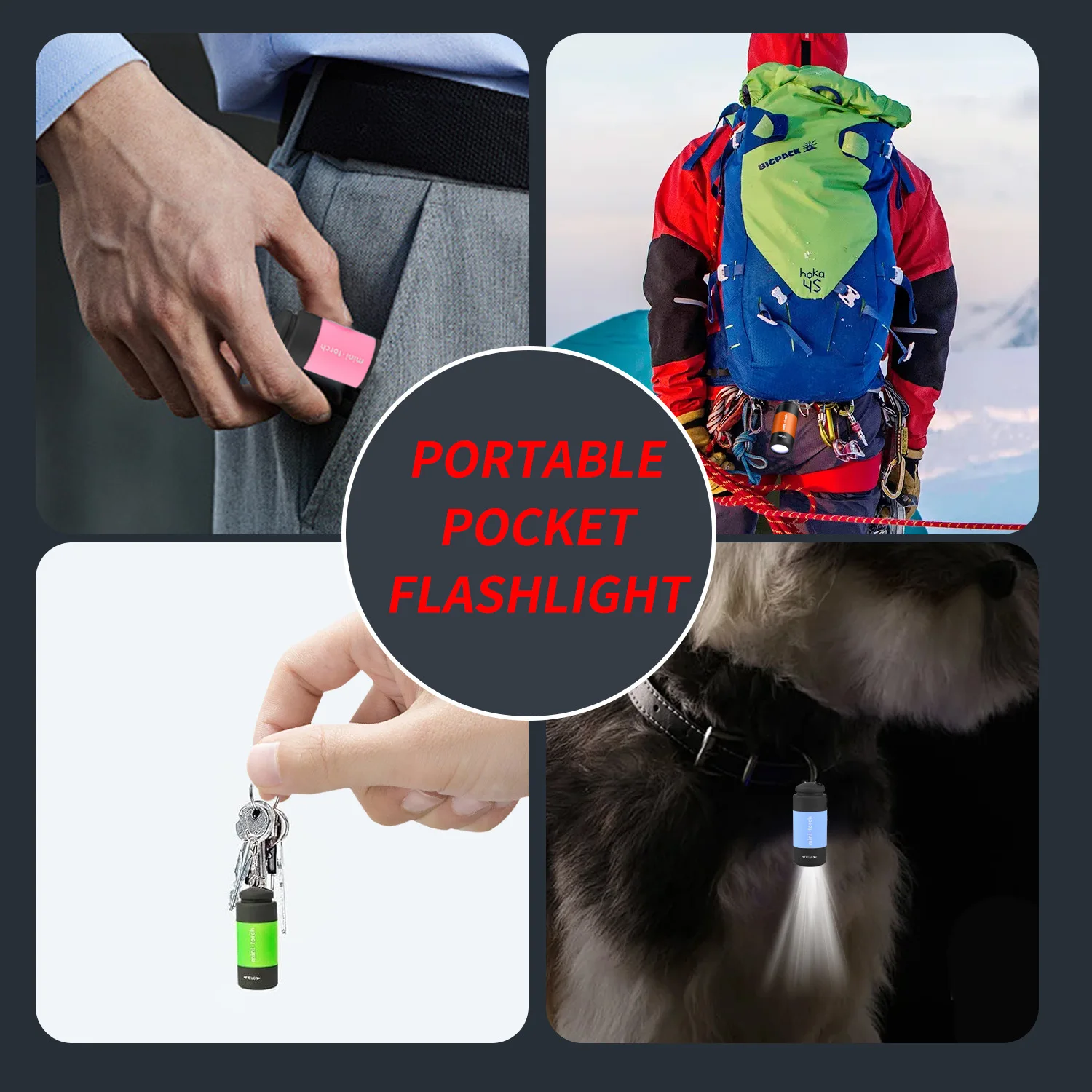 2024 Promotional Gift Custom Logo Multifunctional Portable Pocket Blacklight UV Keychain USB Rechargeable Mini Torch Light