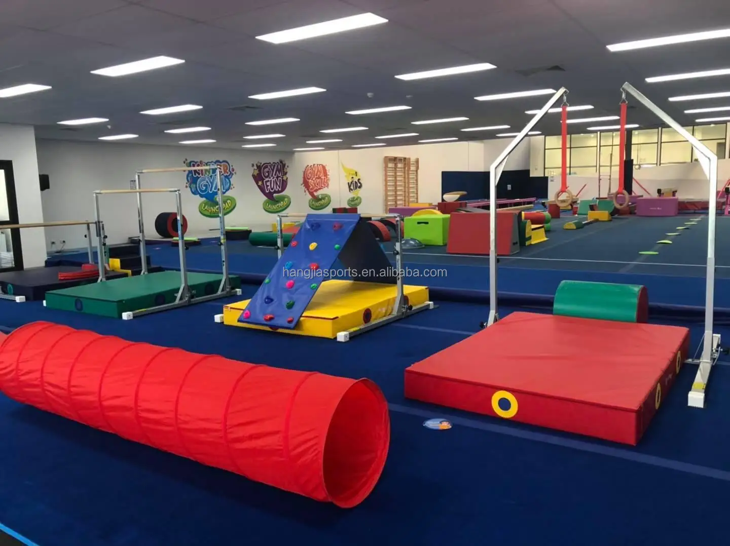 High quality gymnastic rings gymnastic rings with straps kids gymnastics equipment for sale