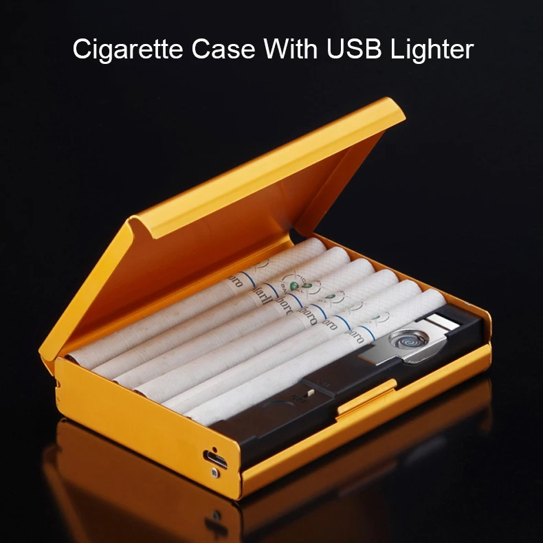 XY5000K7 New Design Cigarette case Household Rechargeable USB Cigarette Lighters OEM LOGO Tobacco Smoking Accessories