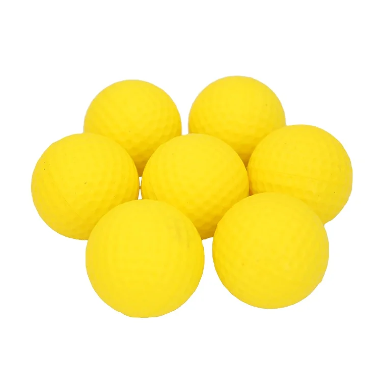 Factory Custom PU Foam Golf Ball Sponge Indoor Practice Training Golf Balls