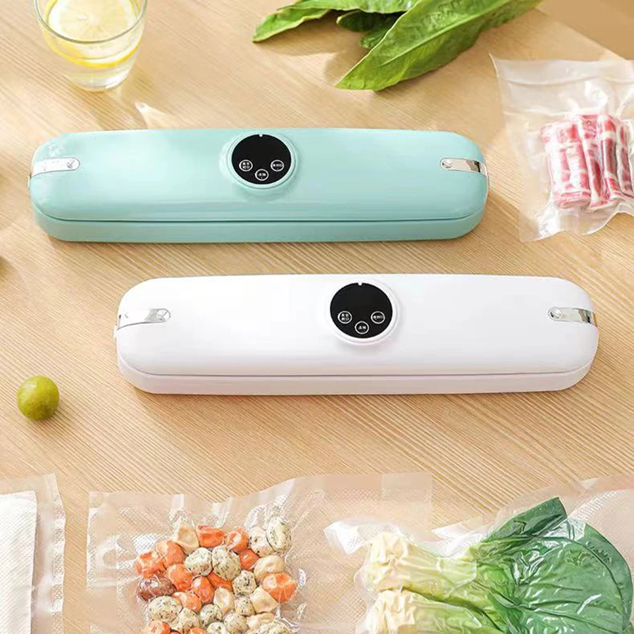 Led Display Digital Vacuum Sealer Machine Automatic Commercial Vacuum Sealer Food Packing Machine
