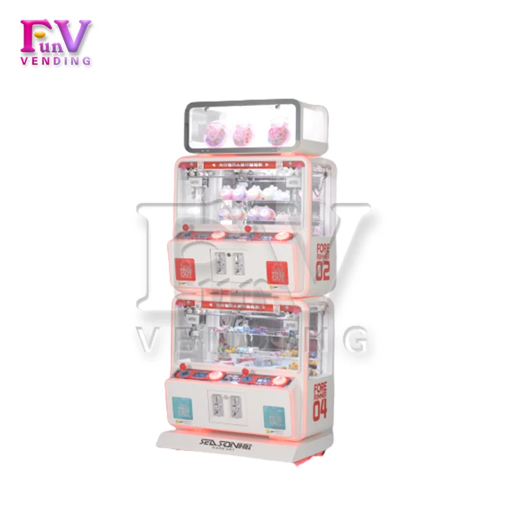 Original Factory Forerunner Mini Bouttipue Claw Machine 4 Players Toy Claw Crane Machine Guangzhou Funvending for karaoke