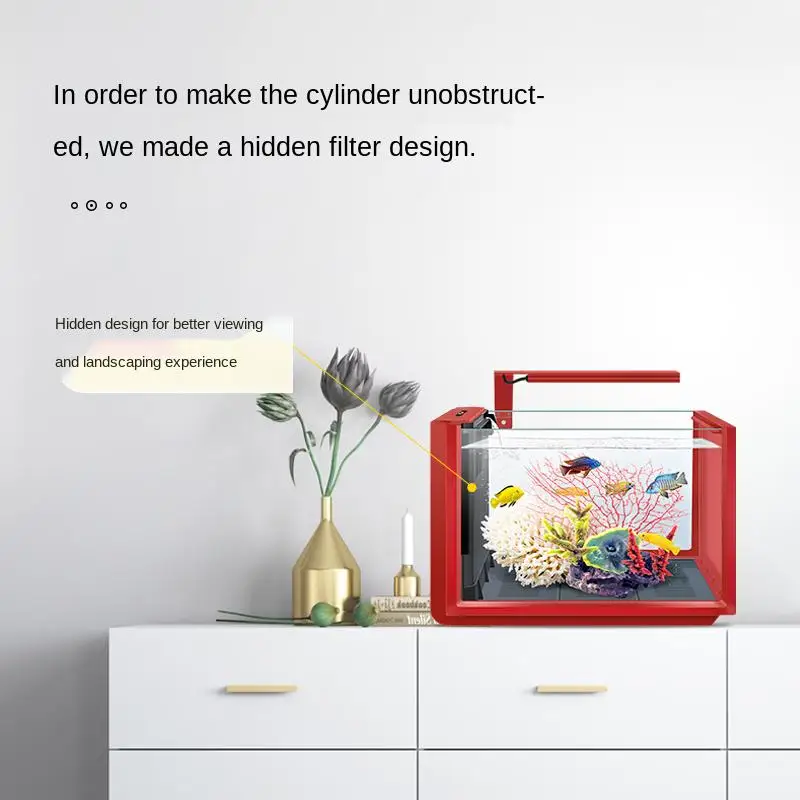 Biozym mini plastic fish tank portable desktop