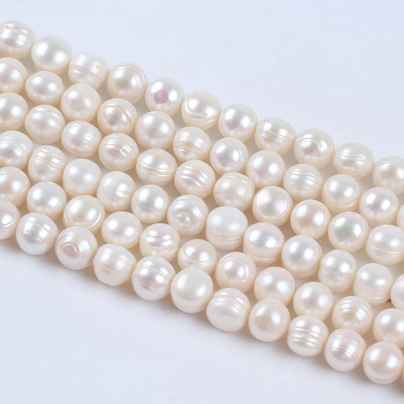 Wholesale  Big size 12-13mm Potato Shape Freshwater Loose Pearls Strand