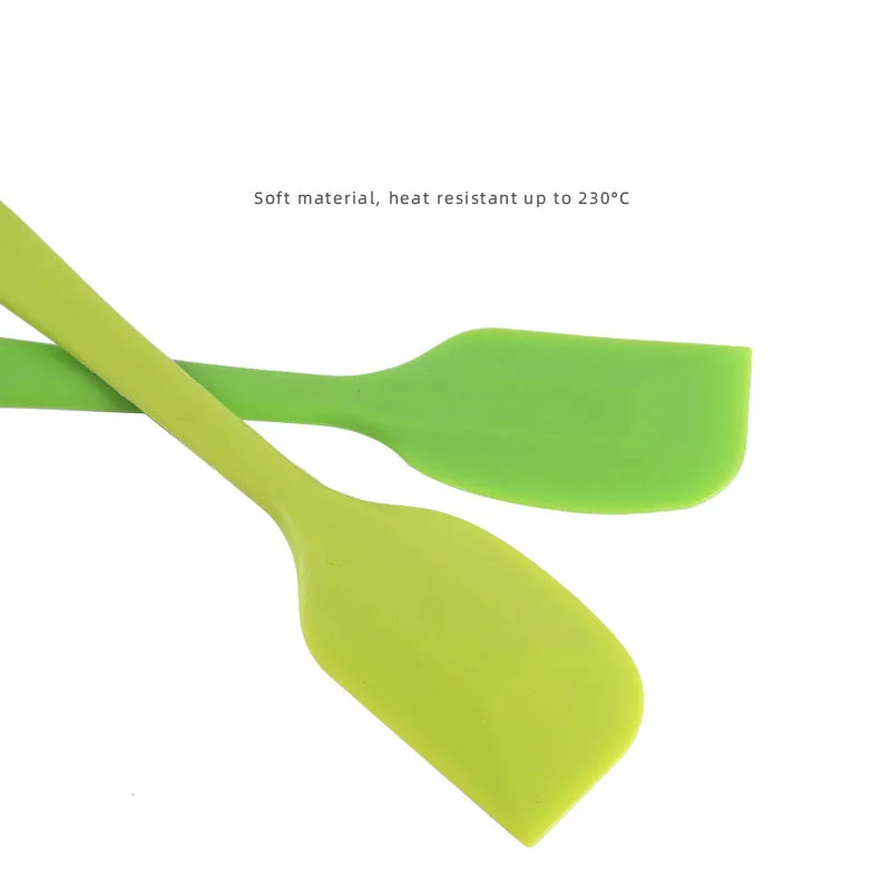 Food Safe BPA Free Silicone Spatula Heat Resistant Non-Stick Rubber Cake Cream Scraper Mixing Tool for Baking