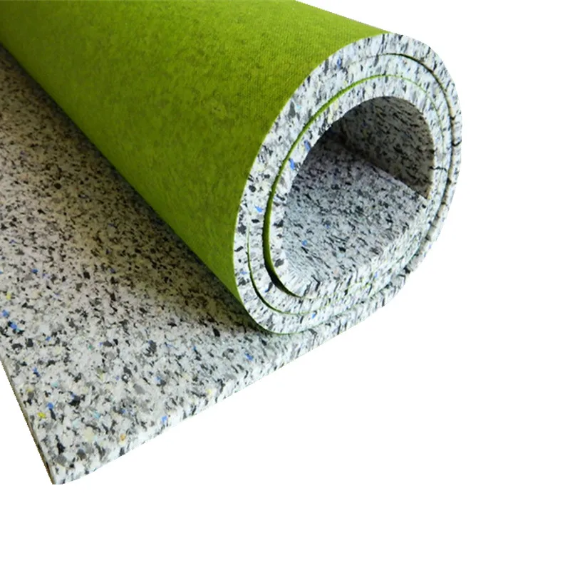 High Quality 10mm  Breathable  Non Slip Underfloor Heating PU Foam Rebonded Foam Carpet Underlay