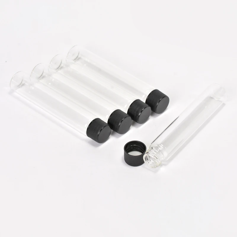 
Moonrock Pre-Rolled Empty Glass Tube Packaging Custom Labels Dankwoods Cork Top Holographic Stickers Pre Rolling Packaging 