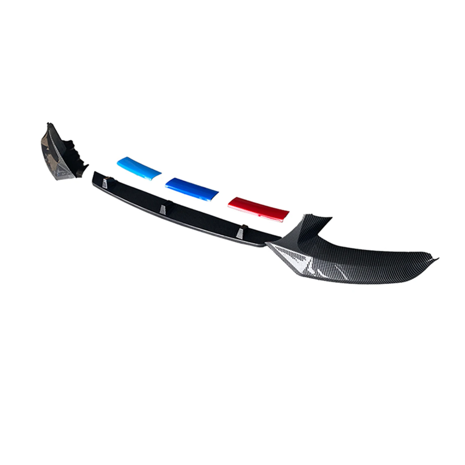 M5-Look Style Carbon Look Car Front Bumper Body Accessories M5 Look Front Lip For BMW 5 Series G30 G38 M-Tech 2018-2020