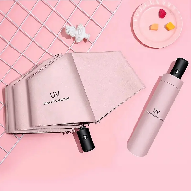 High Quality OEM Wholesale UV Protection Manual Open Or Full Automatic 8k Custom Umbrella with LOGO