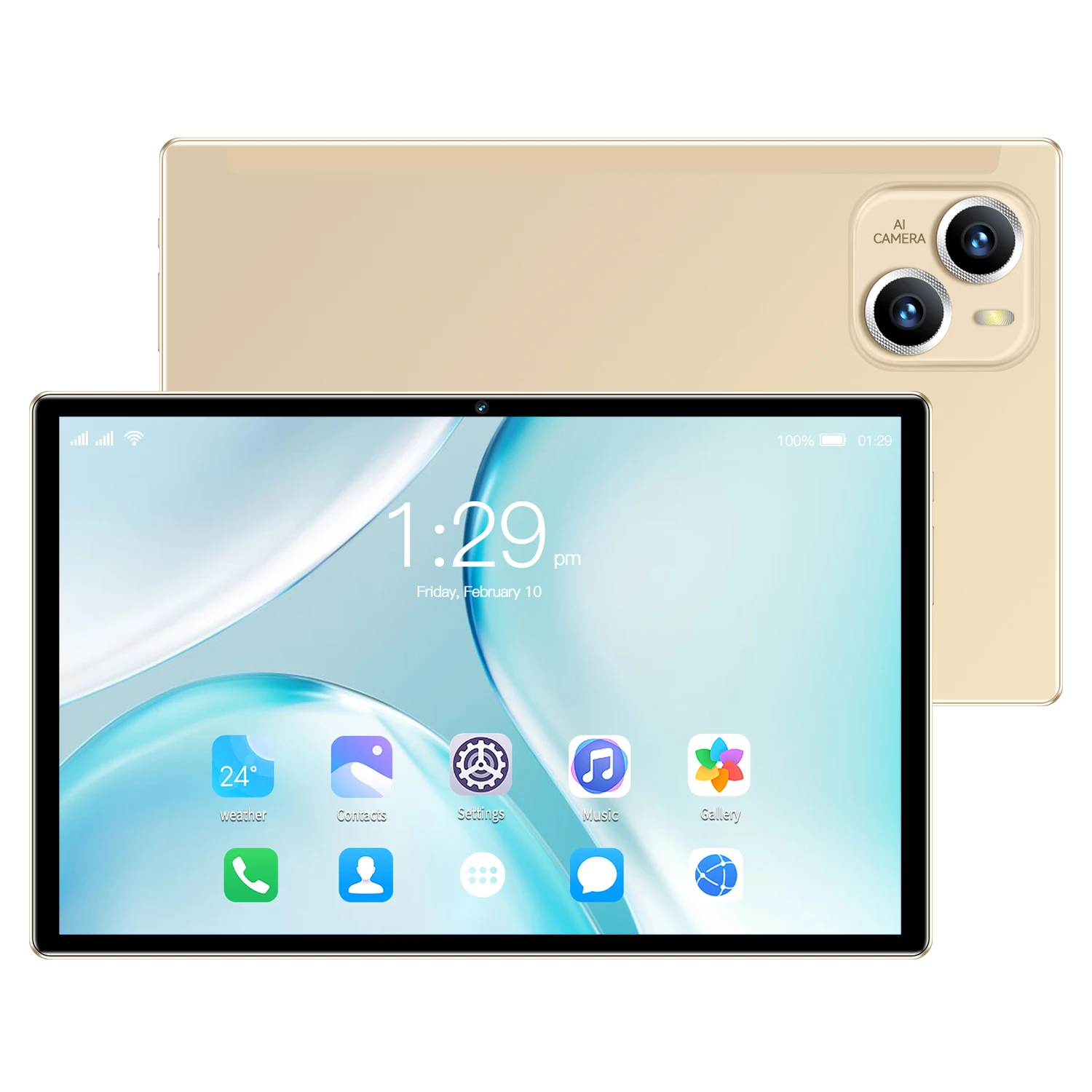 Pad Air5 Tablet 10.0 inch Android 12.0 Quad-Core 4GB RAM 64GB ROM Tablet Computer 10.1' IPS HD WIFI 3G 4G Used Tablet PC