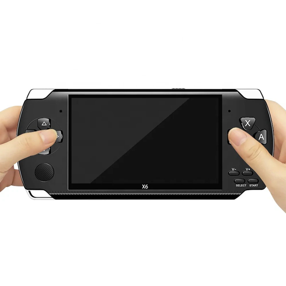 Игровая консоль X6 для PSP Game Handheld Retro экран 4 3 дюйма mp4-плеер игровой плеер с поддержкой камеры видео электронной
